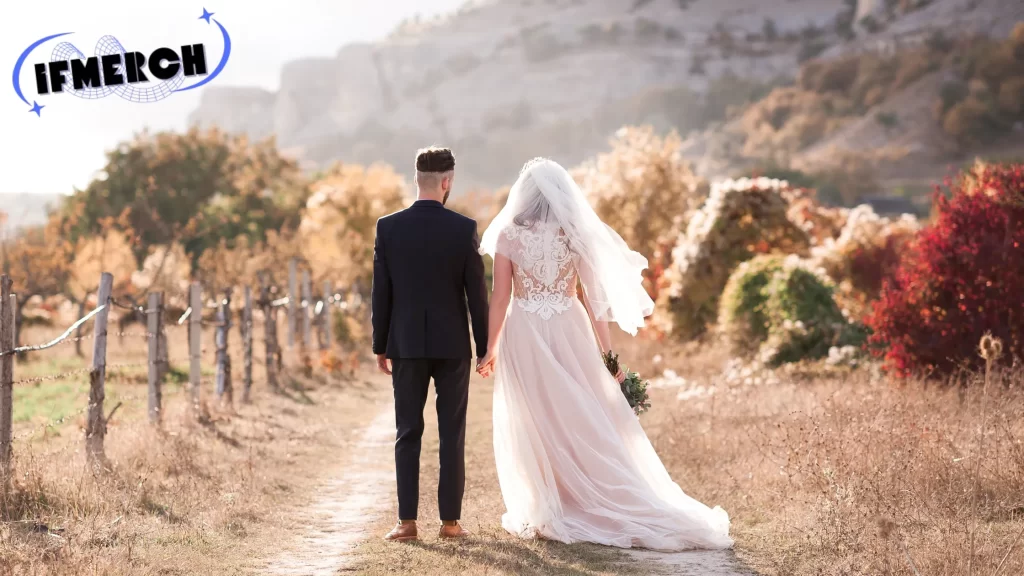 Bride and groom walking in a scenic vineyard. Can You Get Invited to a Wedding?